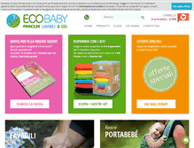 Tablet Screenshot of ecobaby.it
